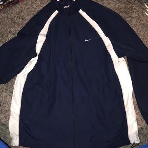 Blue nike windbreaker